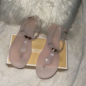 Michael Kors Soft Pink Jelly Sandal